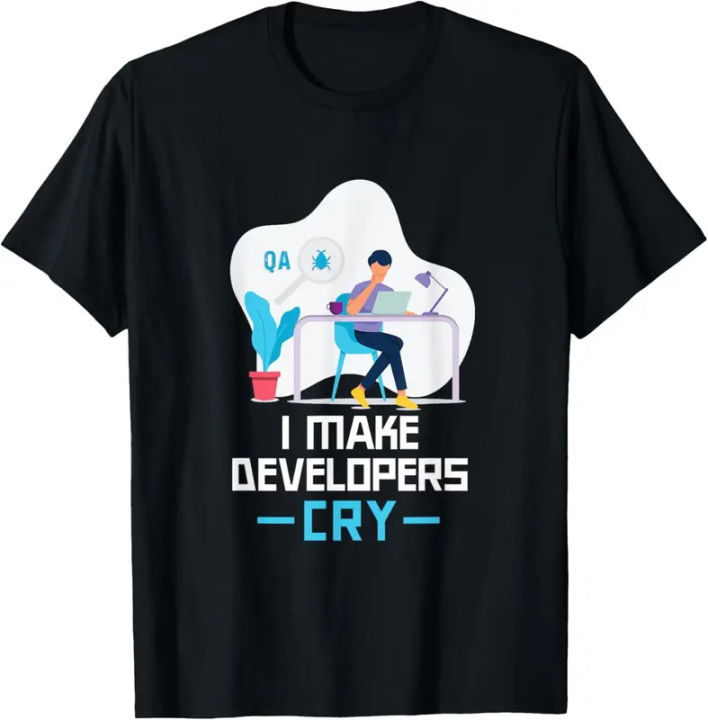 2024Software QA Tester T-Shirt Software Engineer Computer Geek T-Shirt