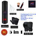 Best Boxing Bag with chain Boxing Gloves and Hand Wraps Boxing patti Boxing Kit Full Set Punching Bag for Men Girls Adults Length 2 feet 3 feet and 4 Feet 5 feet 6 feet. 