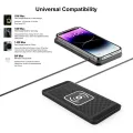 Qi Wireless Charger Pad Compatible with All Wireless Charging Devices. 