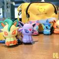 POKEMON keychain Eevee Vaporeon Jolteon Flareon Glaceon Umbreon Espeon Anime Pendant Bag Children Christmas birthday toys Gifts. 
