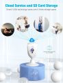 Baby Monitor, Conico 1080P HD Wireless Camera Pet Cam with Sound Motion Detection, Home Wireless Security Camera with 2- Way Audio, Night Vision Cloud WiFi Camera for Baby, Pet, Elder, 2.4G WiFi. 