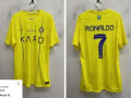 AL Nassr Home Ronaldo T shirt SHIRT - EMBROIDERED PREMIUM QUALITY. 