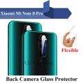 Xiaomi Redmi Note 8 Pro Full Black 9D Tempered Glass Edge to Edge Full Glue Screen Protector + Camera Flexible Gorilla Glass Protector For Mi Note8 Pro. 