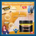 Wow Natural Wood Wax Traditional Beeswax Polish For Premium Shine & Protection for Wood & Furniture (85g). 
