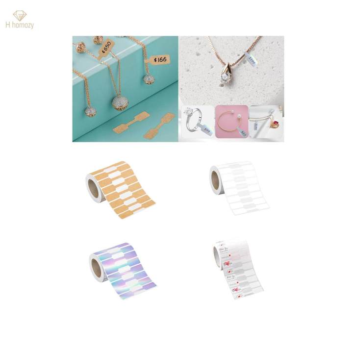1%20Roll%20500Pcs%20Jewelry%20Price%20Tags%20Stickers%20Price%20Sticker%20Blank%20Price%20Label,%20Necklace%20Display%20-%20Image%206