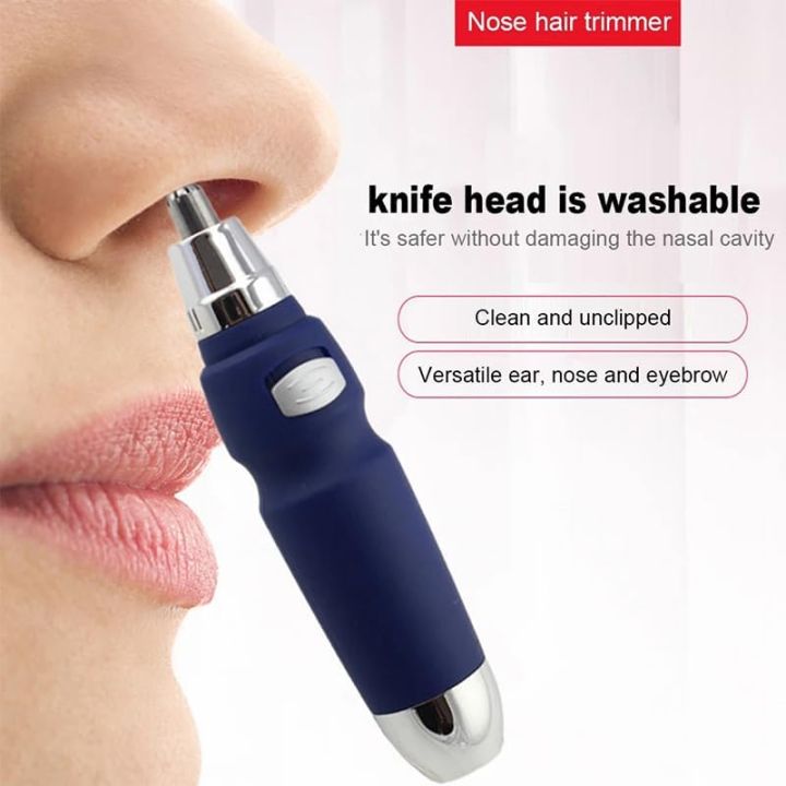 Daling Suprent Nose Hair Cutter, Electric Ear Hair Cutter, Men's, Etiquette Cutter, 2-in-1 Multifunctional, Battery Operated, Nose Hair Shaver, Waterproof, Washable, Cordless