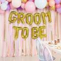 GROOM TO BE FOIL BALLOON IN GOLDEN COLOR ( 16 INCH SIZE ). 