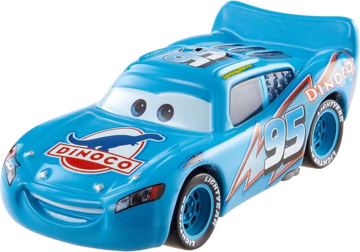 Disney Pixar Cars Pull Backs Dinoco Lightning McQueen Vehicle 5pcs
