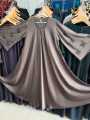Abaya DMC Nag Made-Full Ghair -Korean Nida Stuff-Export Quality-Al-Safa Hijab. 