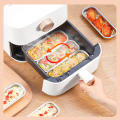 Square LAir Aluminum Cutlery Oven Tin Pan Disposable Box Air Barbecue. 