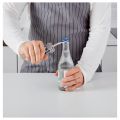 IKEA Silver Wing Corkscrew Bottle Opener - Sturdy Metal Cork Screw - Cap Opener Accessories. 