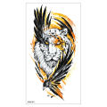 Small full waterproof sticker, half tiger lion animal arm durable tattoo sticker. 