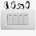 Zecor Gallery Cute Penguin Merch Switch Wall Sticker. 
