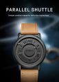 DOM 1345 Men Quartz Watch Fashion Personality Creative Scrolling Iron Ball Magnetic Pointer Waterproof for Male Watches Gift. 