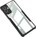 Samsung Galaxy A06 Under Protection Hybrid Armor Cover with camera protection ( Black transparent). 