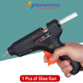 Hot Melt 60 Watt GG-5 glue gun And 1.4 cm transparent hot melt glue sticks Glue Roads Heavy Duty  Flexible Trigger High Temperature Melting Roads Hand Tool. 