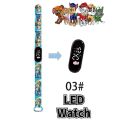 New Paw Patrol Pokemon Anime Kawaii Pika Chuka Ibrabra Jingle Cat Pa Digital Waterproof LED boy girl Watch Kid Birthday Gift Toy. 