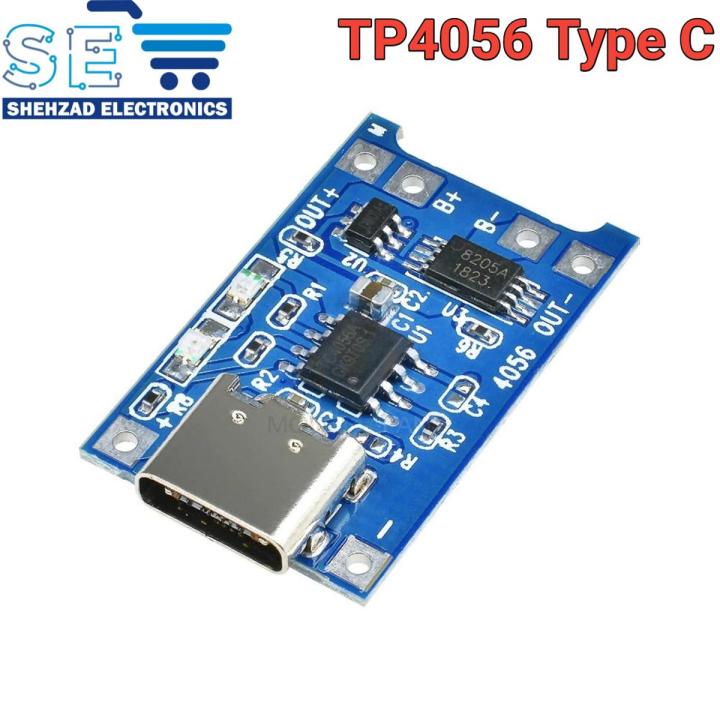 1/4PCS TP4056 Type-C Lithium Battery 18650 Charger Module 1A With Battery Protection Type C BMS
