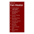 Westpoint Deluxe Room Fan Heater WF-5144. 