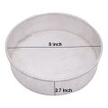 Round Cake Mold Aluminium 8 X 8 Inch. 