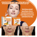 Natural Turmeric Soap Oil Control Soap Face Body Brightening Body Wash Cleanses. 
