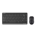A4Tech FG1112S FSTYLER  Wireless Keyboard & Mouse Combo Set - Silent Clicks Mouse - Black/White. 