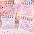 2022 Cartoon Mini Desktop Calendar Daily Schedule Table Planner Yearly Agenda Organizer Office Desktop Decoration. 