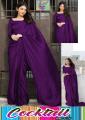 Silk Saree for Women, Ready-to-Wear Stitched Traditional Dress. 