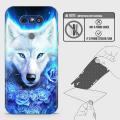 LG G5 Back Skin - Design 2 - Vintage Galaxy Wolf Skin Wrap Back Sticker. 