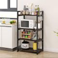 Kitchen Storage Shelf, Microwave Stand, Kitchen Storage Rack, Large Capacity, Multi-Functional Floor-Standing Multi-Layer Storage Rack Mr. Carpenter. 