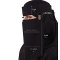 Niqab for Girls Saudi Style with Bidoon Essma Label and logo steel clip | Niqab 10X12 and Hijab for girls Women Gift |Saudi forehead Niqab High Imported Quality Korean fabric |Ready to wear Hijab Niqab | Princess Crown Niqab Hijab Zip Forhead Niqab Patti. 