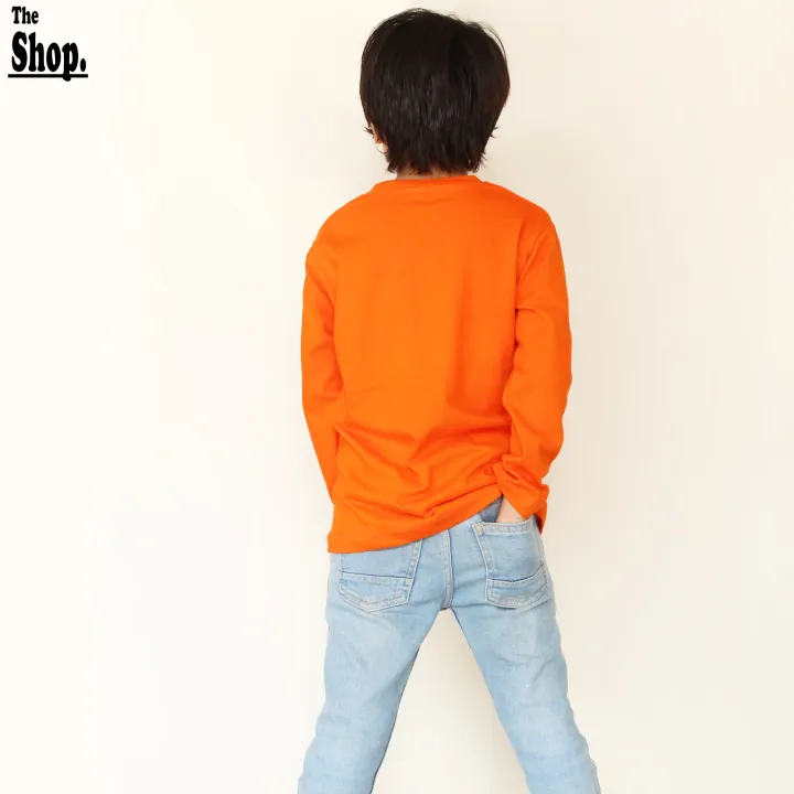 Pack%20Of%202%20-%20Cotton%20Full%20Sleeves%20Orange%20&%20White%20T-Shirts%20For%20Boys%20&%20Girls%20Kids%20(Unisex)%20-%20Image%206