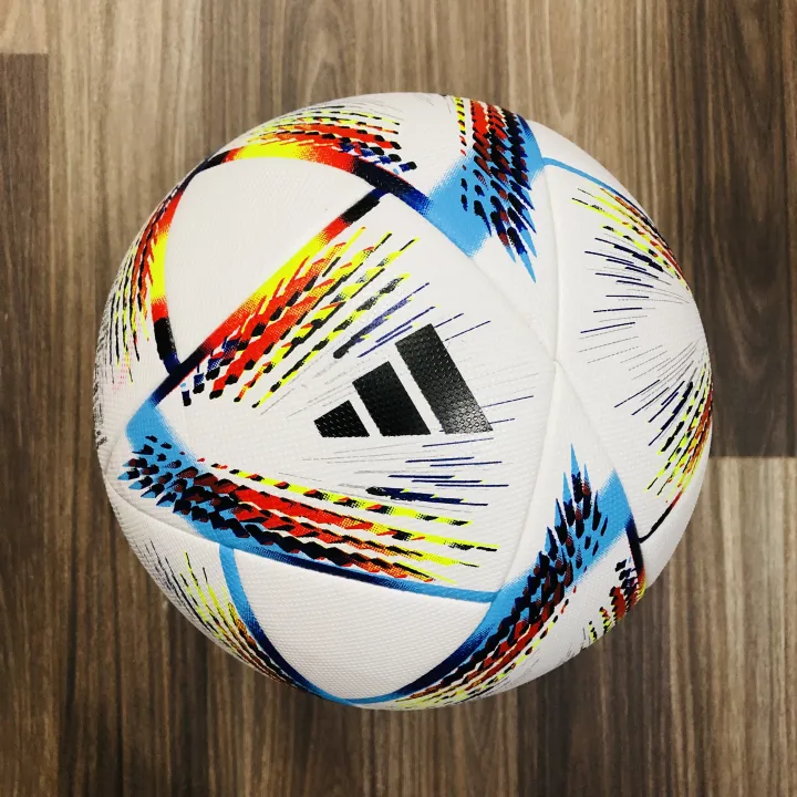 AL%20Rihla%20FIFA%20World%20cup%20Football%20White%20Match%20Soccer%20Ball%202022%20Size%205%20with%20free%20Nozzle%20by%20King%20Sports%20-%20Image%206