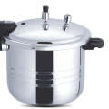 Sapphire Mirror Polish Pressure Cooker with Easy Gripping. 
