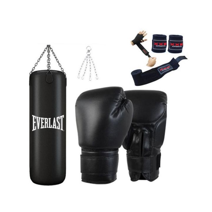 Boxing%20Bag%20with%20chain%20Boxing%20Gloves%20and%20Hand%20bandages%20Wraps%20Boxing%20Kit%20Full%20Set%20Punching%20Bag%20for%20Men%20%7C%20Girls%20%7C%20Adults%20Length%203%20feet%20&%204%20Feet%20-%20Image%202