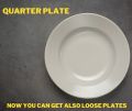 Melamine Quarter Plate (Pack of 6). 