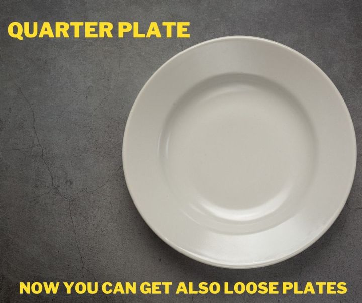 Melamine Quarter Plate (Pack of 6)