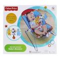 Fisher Price Baby Bouncer Toddler Rocker with Calming Vibration - Blue. 