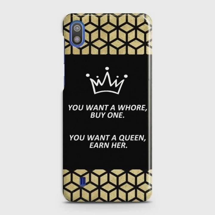Samsung Galaxy A10 Cover - SkinLee HQ Hard Case - You Want A Queen Earn Her - SKINLEE-595-1-434-291