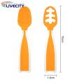 Colorful Baby Spoon Colorful Baby Training Spoons Set for 6 Months Safe Self Feeding Utensils for Blw Toddler Learning Portable Attractive Tableware 2pcs Baby Weaning Spoon. 