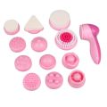 12 in 1 Multifunction Electric Facial Cleansing Brush Face Body Massager Kit Face Cleanser Blackhead Pore Removing Beauty Tool CNAIER AE-8781. 