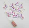 UNICORN FAIRY LIGHTS - BATTERY OPERATED FAIRY LIGHT - ROOM DECORATION FAIRY LIGHTS. 