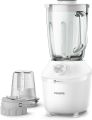 Philips 3000 Series Blender - 600W, 2L Capacity, Glass Jar, ProBlend System, 2 Speed Setting + Pluse - HR2291/20 White. 