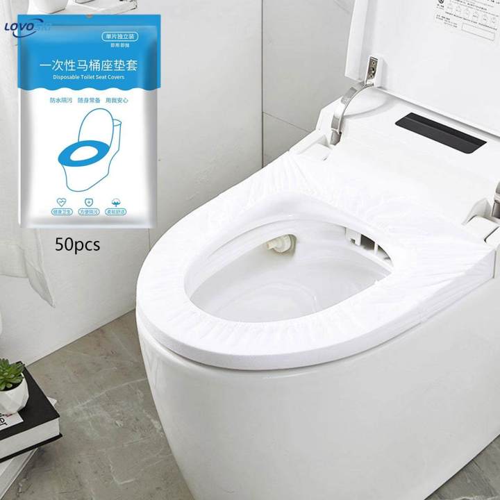 50Pcs Potty Seat Cover Disposable Toilet Pads for Office Bathroom Hotel