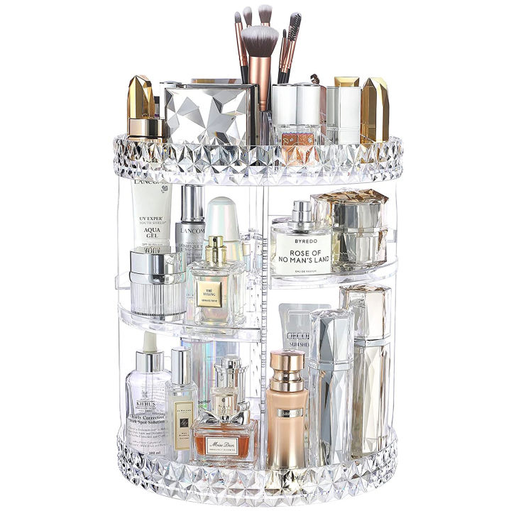 360%20Rotating%20Cosmetic%20Storage%20Box%20Transparent%20Diamond%20Make%20Up%20Organizer%20Detachable%20Diamond%20Desktop%20Dressing%20Table%20Organizer%20Set%20-%20Image%206