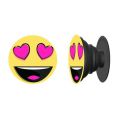 Day2day Mall Pack of 2 Emoji Designs Pop Socket Mobile Holder Stand. High Quality Pop Sockets. 