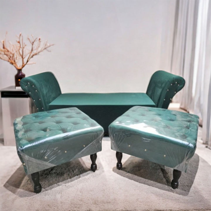 2 Seater Sette Stylish Puffy (1+1) Seater Customize In Your Colour Choice