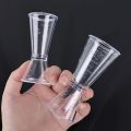 Milk Tea Coffee Wine Transparent Double Head Measuring Cup  High Temperature Resistant Tapered Cup  Triangular Measuring Cup with Precise Scale  Quantitative Wine Blending Cup. 