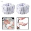 1 Pair Washing Face Wrist Band Strap, Microfiber Wrist Towel Hair Band, Washable Soft, Skin Friendly and Durable. 