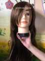 Front Puff Full head hair style wig for girls and women's-copper brown color. 